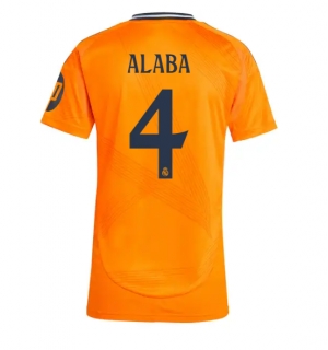 Real Madrid David Alaba #4 Bortedrakt Dame 2024-25 Kortermet