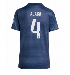 Real Madrid David Alaba #4 Bortedrakt Dame 2025-26 Kortermet