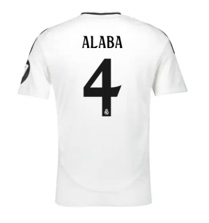 Real Madrid David Alaba #4 Hjemmedrakt 2024-25 Kortermet