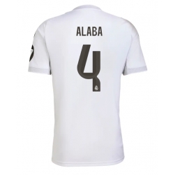 Real Madrid David Alaba #4 Hjemmedrakt 2025-26 Kortermet