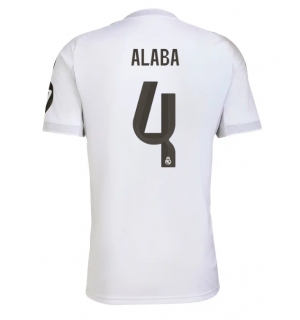Real Madrid David Alaba #4 Hjemmedrakt 2025-26 Kortermet
