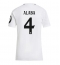 Real Madrid David Alaba #4 Hjemmedrakt Dame 2024-25 Kortermet