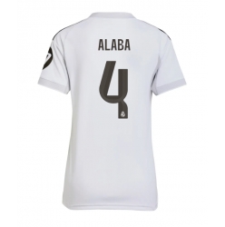 Real Madrid David Alaba #4 Hjemmedrakt Dame 2025-26 Kortermet