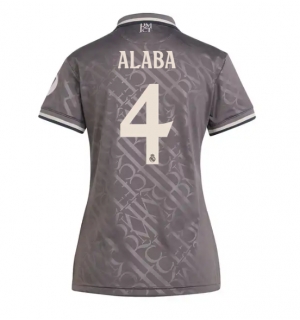 Real Madrid David Alaba #4 Tredjedrakt Dame 2024-25 Kortermet