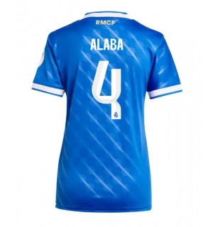 Real Madrid David Alaba #4 Tredjedrakt Dame 2025-26 Kortermet
