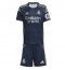 Real Madrid Dean Huijsen #24 Bortedraktsett Barn 2025-26 Kortermet (+ Korte bukser)
