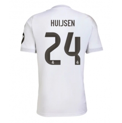 Real Madrid Dean Huijsen #24 Hjemmedrakt 2025-26 Kortermet