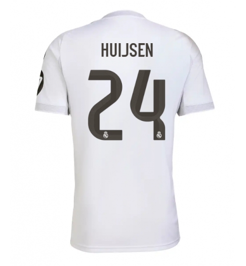 Real Madrid Dean Huijsen #24 Hjemmedrakt 2025-26 Kortermet Real Madrid Dean Huijsen #24 Hjemmedrakt 2025-26 Kortermet