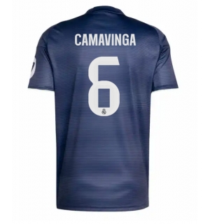 Real Madrid Eduardo Camavinga #6 Bortedrakt 2025-26 Kortermet