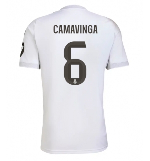 Real Madrid Eduardo Camavinga #6 Hjemmedrakt 2025-26 Kortermet