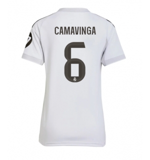 Real Madrid Eduardo Camavinga #6 Hjemmedrakt Dame 2025-26 Kortermet