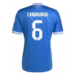 Real Madrid Eduardo Camavinga #6 Tredjedrakt 2025-26 Kortermet