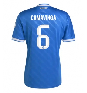 Real Madrid Eduardo Camavinga #6 Tredjedrakt 2025-26 Kortermet