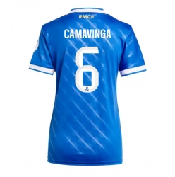 Real Madrid Eduardo Camavinga #6 Tredjedrakt Dame 2025-26 Kortermet