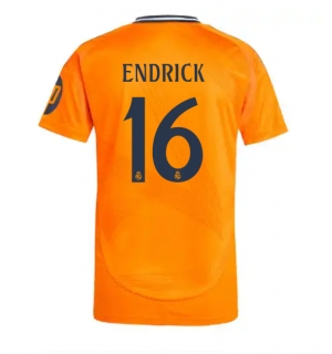 Real Madrid Endrick #16 Bortedrakt 2024-25 Kortermet