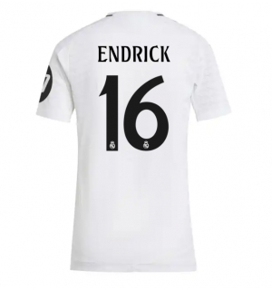 Real Madrid Endrick #16 Hjemmedrakt Dame 2024-25 Kortermet