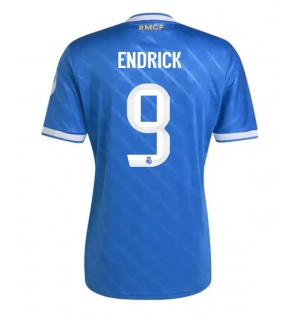 Real Madrid Endrick #9 Tredjedrakt 2025-26 Kortermet