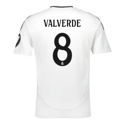 Real Madrid Federico Valverde #8 Hjemmedrakt 2024-25 Kortermet