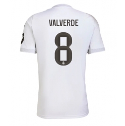 Real Madrid Federico Valverde #8 Hjemmedrakt 2025-26 Kortermet