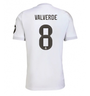 Real Madrid Federico Valverde #8 Hjemmedrakt 2025-26 Kortermet
