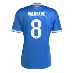 Real Madrid Federico Valverde #8 Tredjedrakt 2025-26 Kortermet