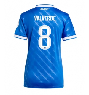 Real Madrid Federico Valverde #8 Tredjedrakt Dame 2025-26 Kortermet