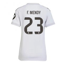 Real Madrid Ferland Mendy #23 Hjemmedrakt Dame 2025-26 Kortermet