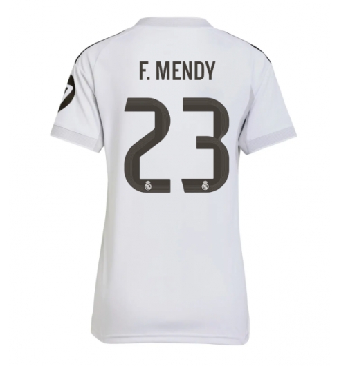 Real Madrid Ferland Mendy #23 Hjemmedrakt Dame 2025-26 Kortermet Real Madrid Ferland Mendy #23 Hjemmedrakt Dame 2025-26 Kortermet