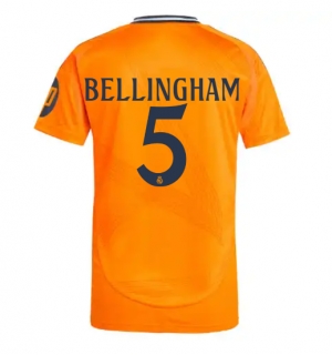 Real Madrid Jude Bellingham #5 Bortedrakt 2024-25 Kortermet