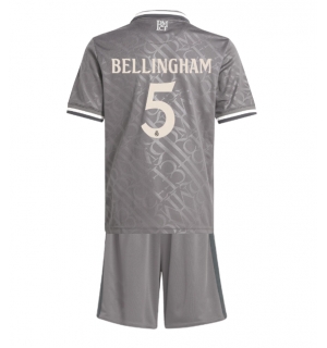 Real Madrid Jude Bellingham #5 Tredjedraktsett Barn 2024-25 Kortermet (+ Korte bukser)