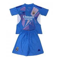 Real Madrid Keeper Hjemmedraktsett Barn 2024-25 Kortermet (+ Korte bukser)
