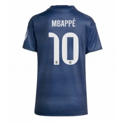 Real Madrid Kylian Mbappe #10 Bortedrakt Dame 2025-26 Kortermet