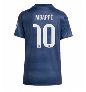 Real Madrid Kylian Mbappe #10 Bortedrakt Dame 2025-26 Kortermet