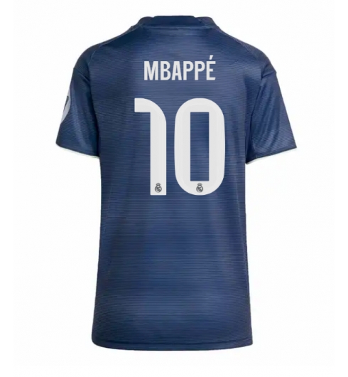 Real Madrid Kylian Mbappe #10 Bortedrakt Dame 2025-26 Kortermet Real Madrid Kylian Mbappe #10 Bortedrakt Dame 2025-26 Kortermet