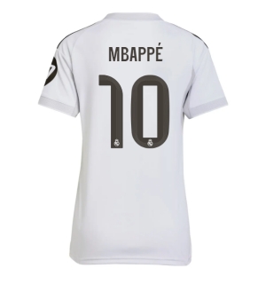 Real Madrid Kylian Mbappe #10 Hjemmedrakt Dame 2025-26 Kortermet