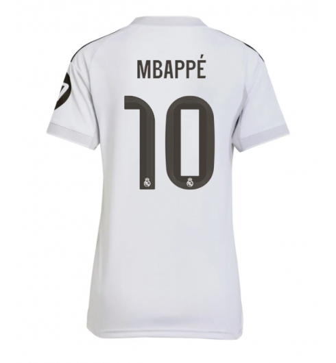 Real Madrid Kylian Mbappe #10 Hjemmedrakt Dame 2025-26 Kortermet Real Madrid Kylian Mbappe #10 Hjemmedrakt Dame 2025-26 Kortermet