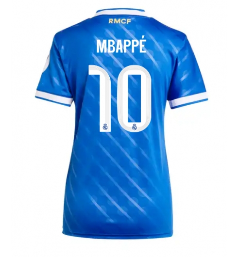 Real Madrid Kylian Mbappe #10 Tredjedrakt Dame 2025-26 Kortermet Real Madrid Kylian Mbappe #10 Tredjedrakt Dame 2025-26 Kortermet