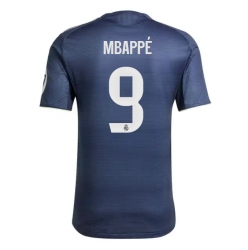 Real Madrid Kylian Mbappe #9 Bortedrakt 2025-26 Kortermet