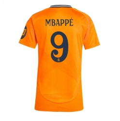 Real Madrid Kylian Mbappe #9 Bortedrakt Dame 2024-25 Kortermet