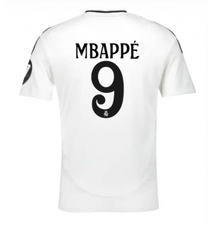 Real Madrid Kylian Mbappe #9 Hjemmedrakt 2024-25 Kortermet
