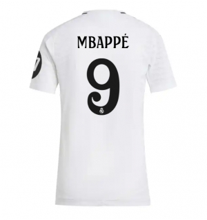 Real Madrid Kylian Mbappe #9 Hjemmedrakt Dame 2024-25 Kortermet