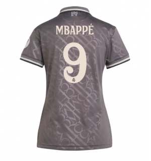 Real Madrid Kylian Mbappe #9 Tredjedrakt Dame 2024-25 Kortermet