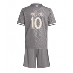 Real Madrid Luka Modric #10 Tredjedraktsett Barn 2024-25 Kortermet (+ Korte bukser)