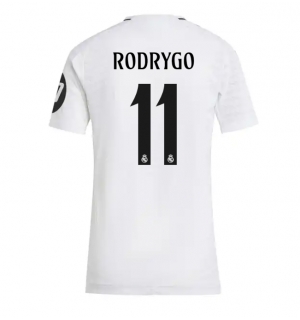 Real Madrid Rodrygo Goes #11 Hjemmedrakt Dame 2024-25 Kortermet
