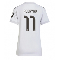 Real Madrid Rodrygo Goes #11 Hjemmedrakt Dame 2025-26 Kortermet
