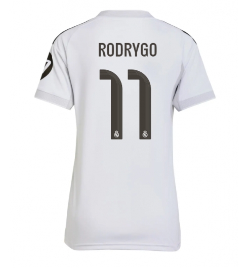 Real Madrid Rodrygo Goes #11 Hjemmedrakt Dame 2025-26 Kortermet Real Madrid Rodrygo Goes #11 Hjemmedrakt Dame 2025-26 Kortermet