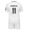 Real Madrid Rodrygo Goes #11 Hjemmedraktsett Barn 2024-25 Kortermet (+ Korte bukser)