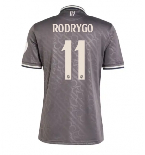 Real Madrid Rodrygo Goes #11 Tredjedrakt 2024-25 Kortermet