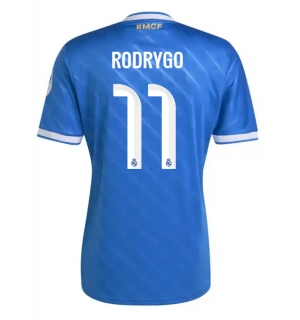 Real Madrid Rodrygo Goes #11 Tredjedrakt 2025-26 Kortermet