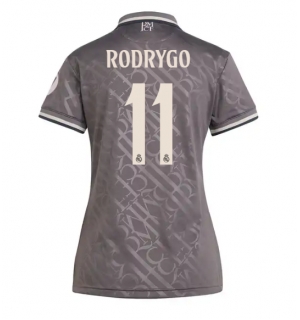 Real Madrid Rodrygo Goes #11 Tredjedrakt Dame 2024-25 Kortermet
